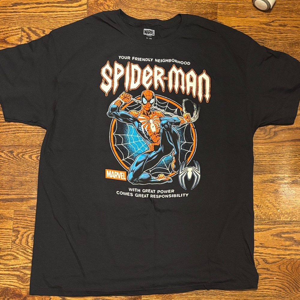 Marvel Black Spider-Man Graphic Tee